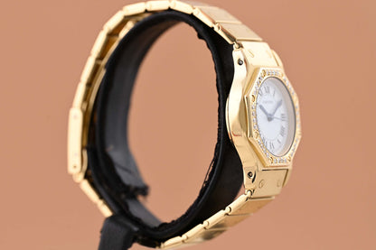 Cartier Santos Octagon - 18k Gelbgold