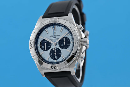 Breitling Chronomat B01 42 - Ice Blue Dial - Full Set