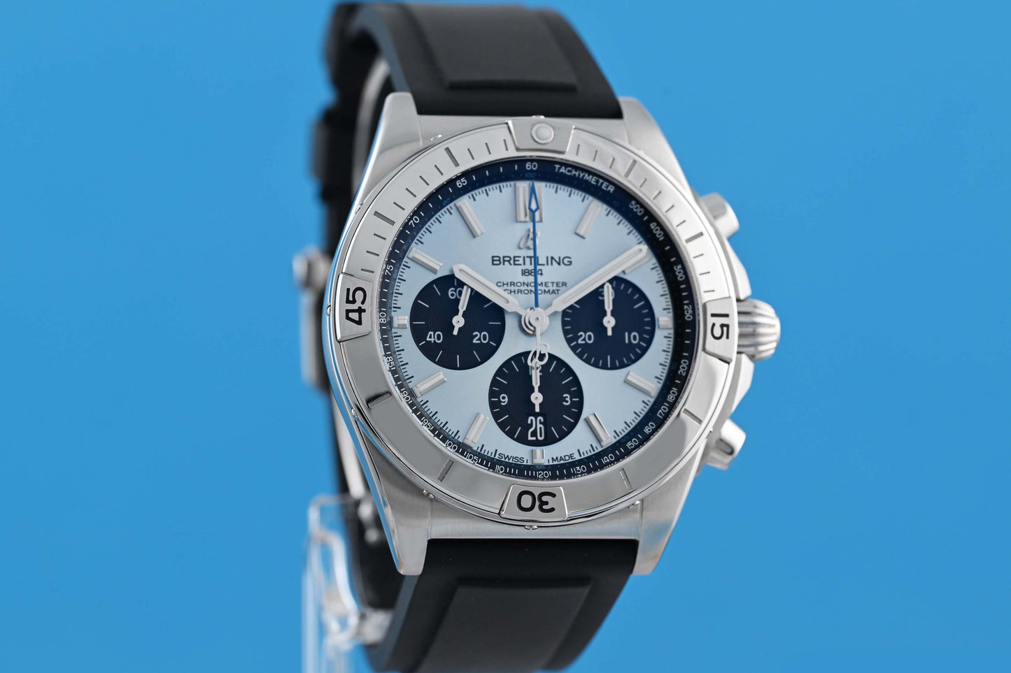 Breitling Chronomat B01 42 - Ice Blue Dial - Full Set