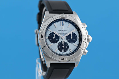 Breitling Chronomat B01 42 - Ice Blue Dial - Full Set