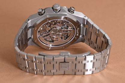 Audemars Piguet Royal Oak Chronograph 41mm - Full Set - Silver Toned Dial
