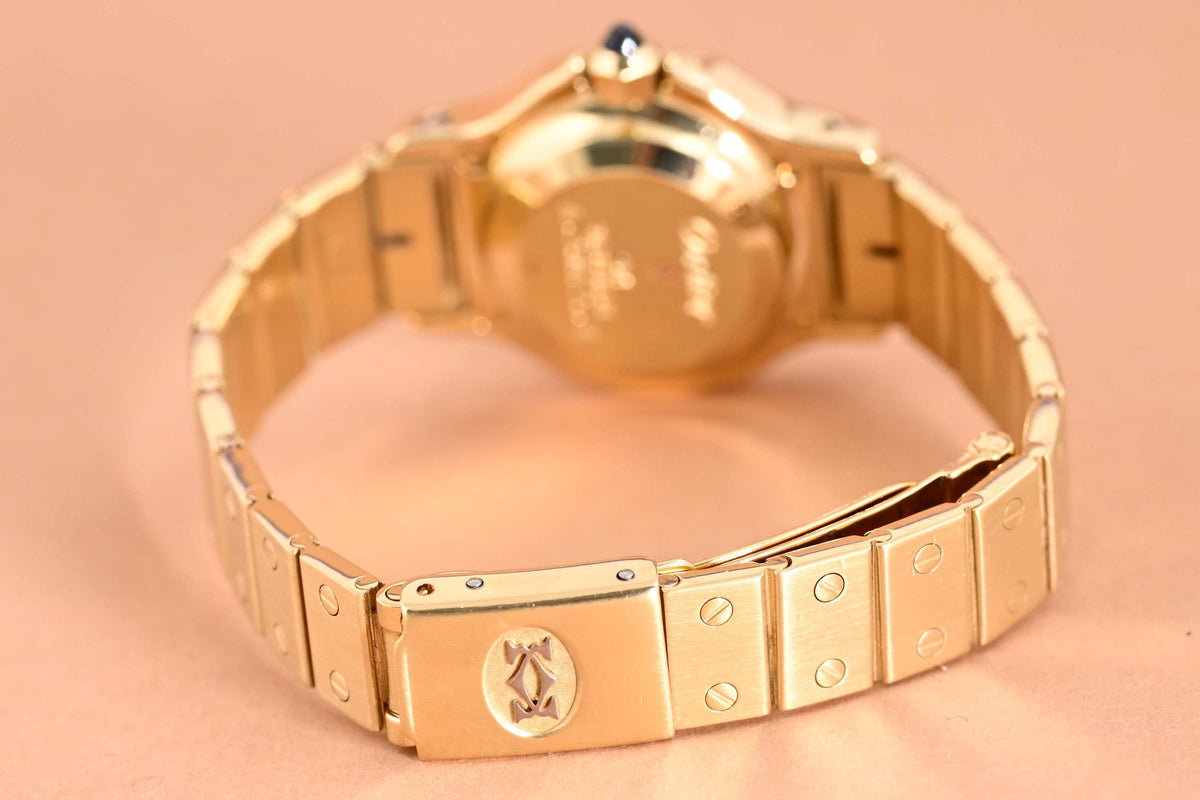 Cartier Santos Octagon - 18k Gelbgold