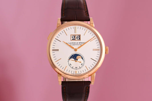 A. Lange & Söhne Saxonia Moon Phase - Rose Gold - Full Set