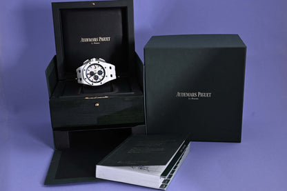 Audemars Piguet Royal Oak Offshore Chronograph White Ceramic - Full Set