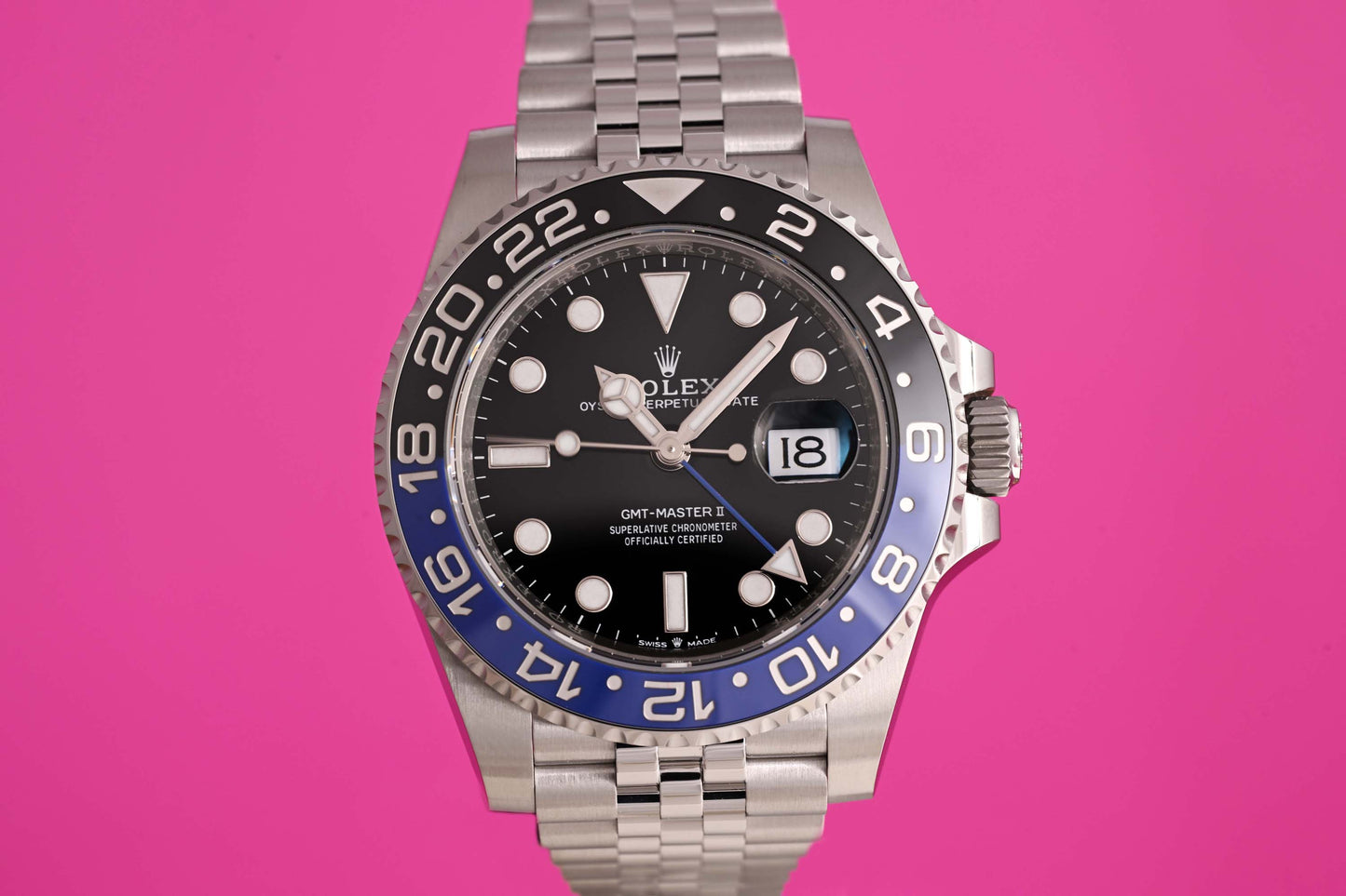 Rolex GMT Master II Batgirl 126710BLNR - Full Set - NEW