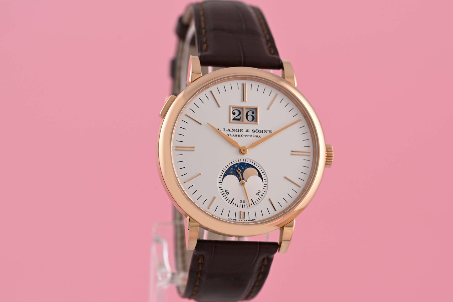 A. Lange & Söhne Saxonia Moon Phase - Rose Gold - Full Set