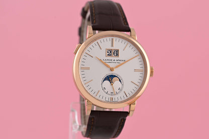 A. Lange & Söhne Saxonia Moon Phase - Rose Gold - Full Set