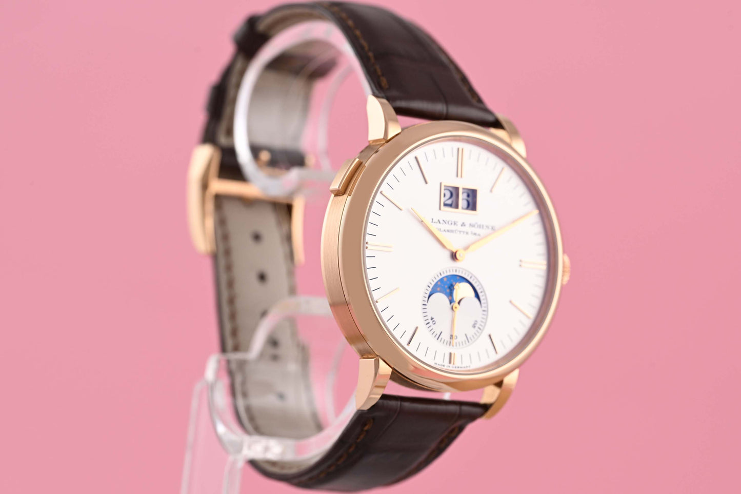 A. Lange & Söhne Saxonia Moon Phase - Rose Gold - Full Set