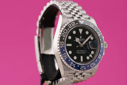 Rolex GMT Master II Batgirl 126710BLNR - Full Set - NEW