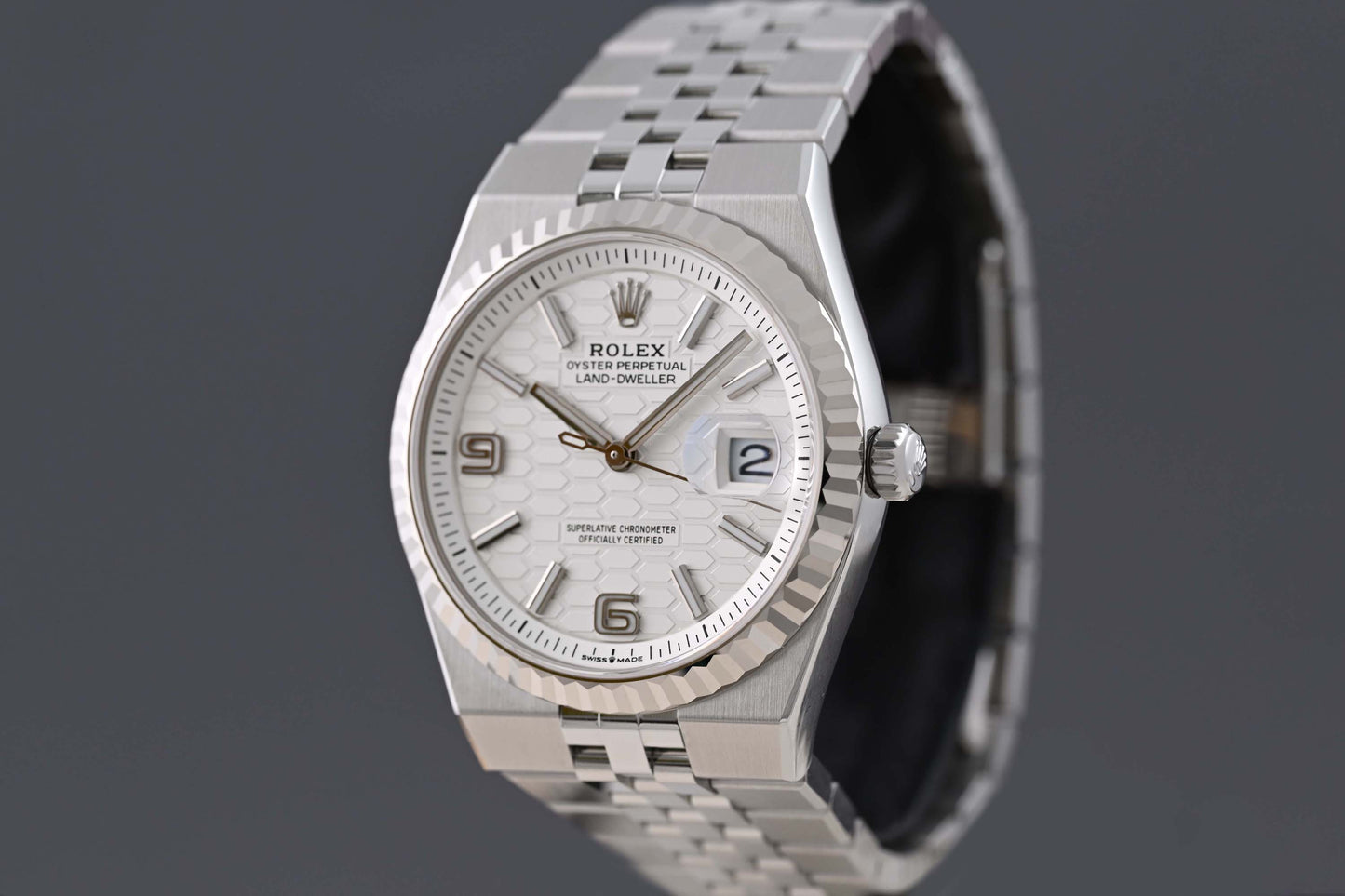 Rolex Land Dweller 36mm - White Dial - Full Set - NEW 2026