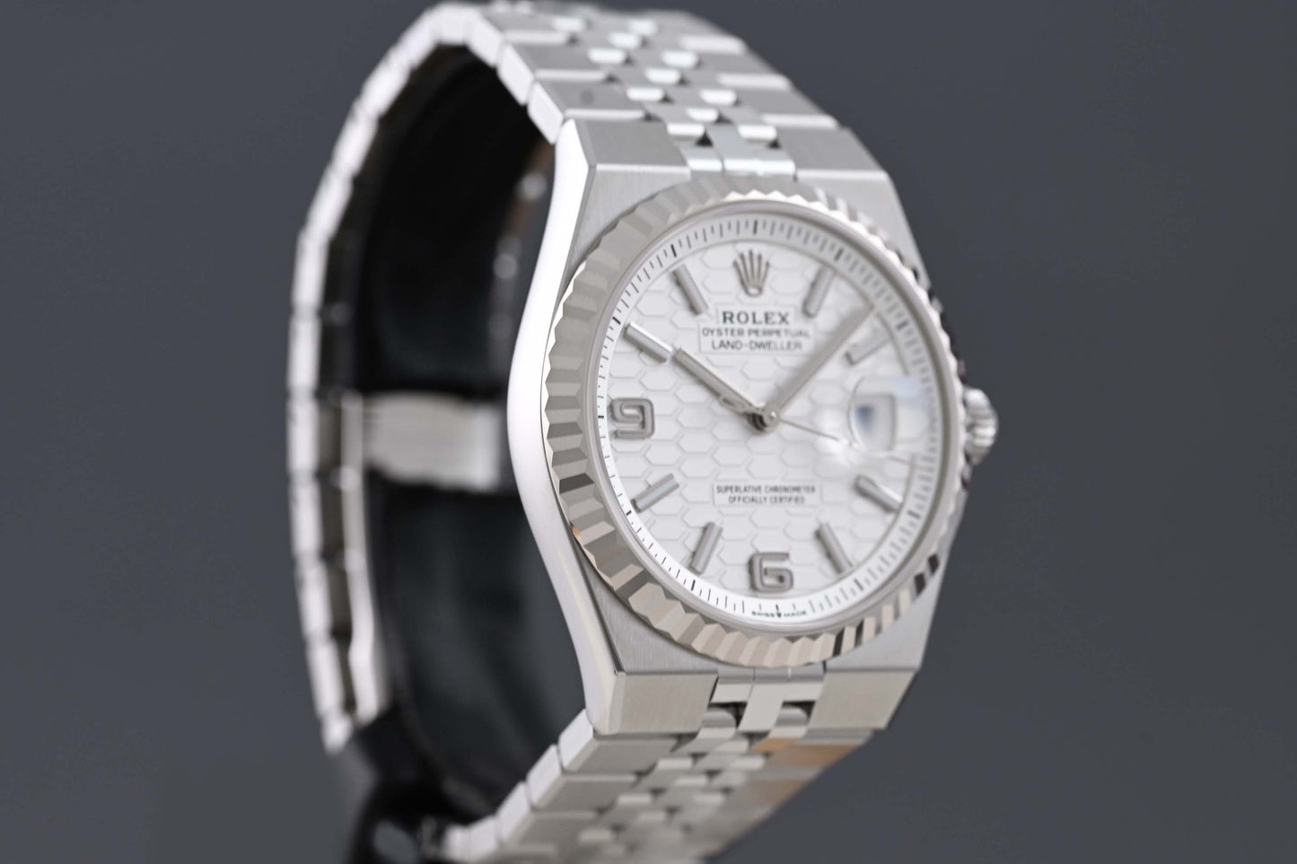 Rolex Land Dweller 36mm - White Dial - Full Set - NEW 2026