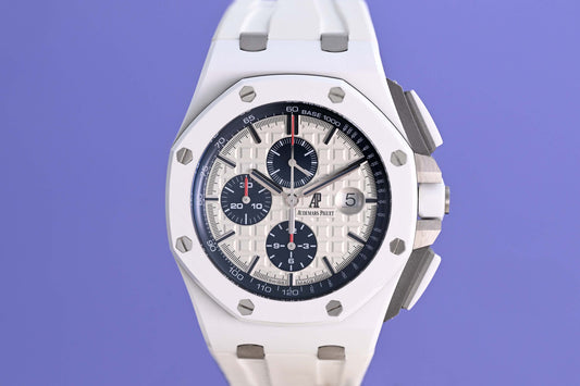 Audemars Piguet Royal Oak Offshore Chronograph White Ceramic - Full Set