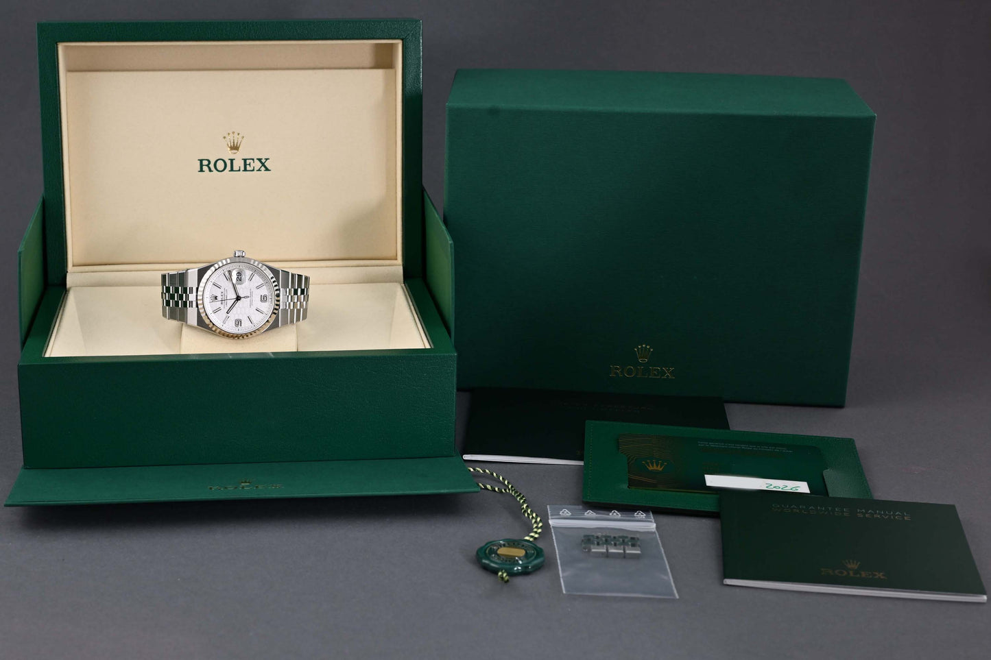 Rolex Land Dweller 36mm - White Dial - Full Set - NEW 2026
