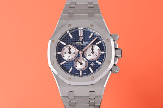 Audemars Piguet Royal Oak Chronograph 41mm - Full Set - Blue Dial