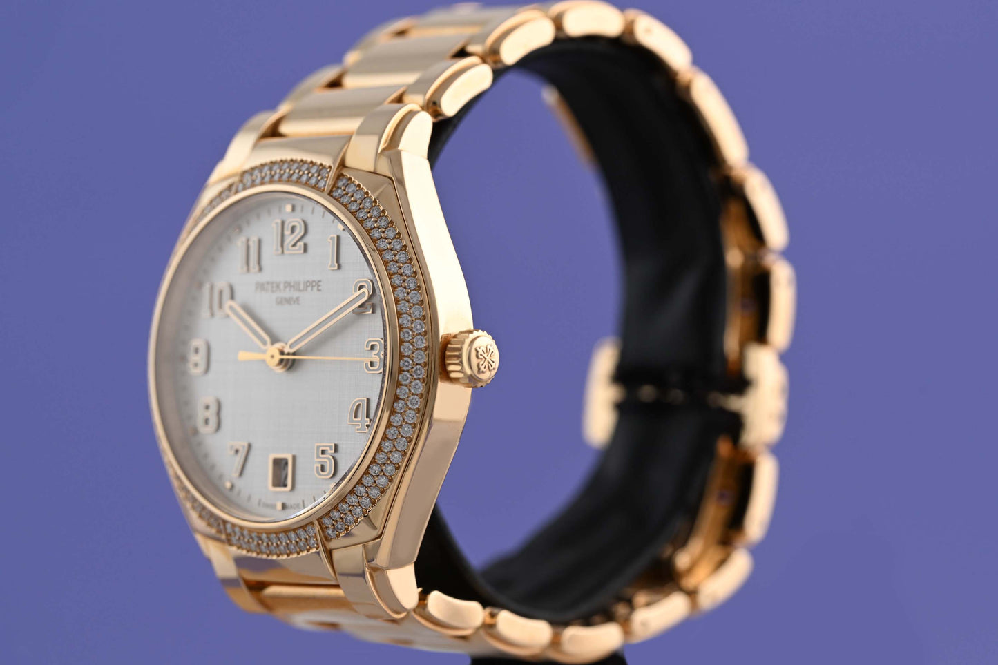 Patek Philippe Twenty~4 - Rose Gold - Silvery Satin-Finished Dial - Full Set