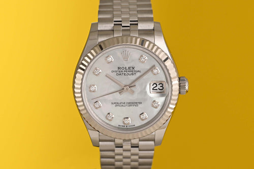 Rolex Datejust 31 - 278274 - Mother Of Pearl & Brilliant Dial - Full Set - NEW