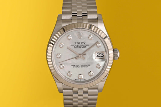 Rolex Datejust 31 - 278274 - Mother Of Pearl & Brilliant Dial - Full Set - NEW