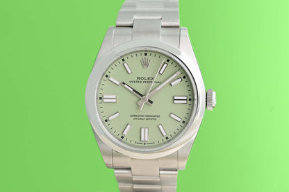 Rolex Oyster Perpetual 41mm 134300 - Pistachio - Full Set - NEW 2026