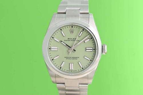 Rolex Oyster Perpetual 41mm 134300 - Pistachio - Full Set - NEW 2026