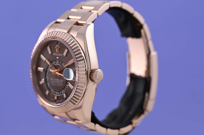 Rolex Sky-Dweller 326935 - Rose Gold - Rhodium Dial - Full Set - LC100