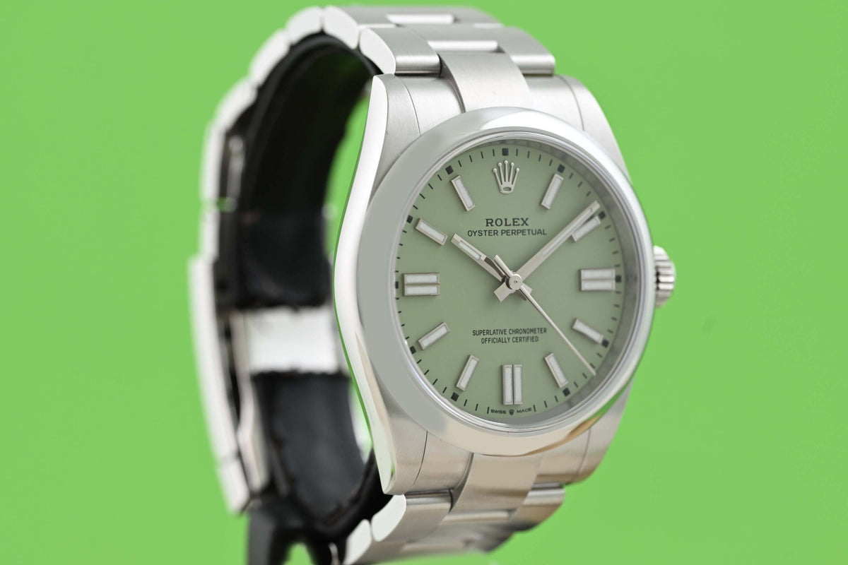 Rolex Oyster Perpetual 41mm 134300 - Pistachio - Full Set - NEW 2026