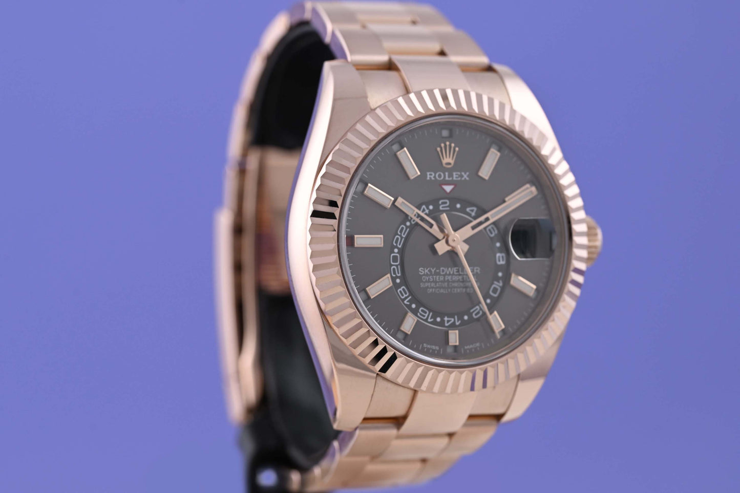 Rolex Sky-Dweller 326935 - Rose Gold - Rhodium Dial - Full Set - LC100