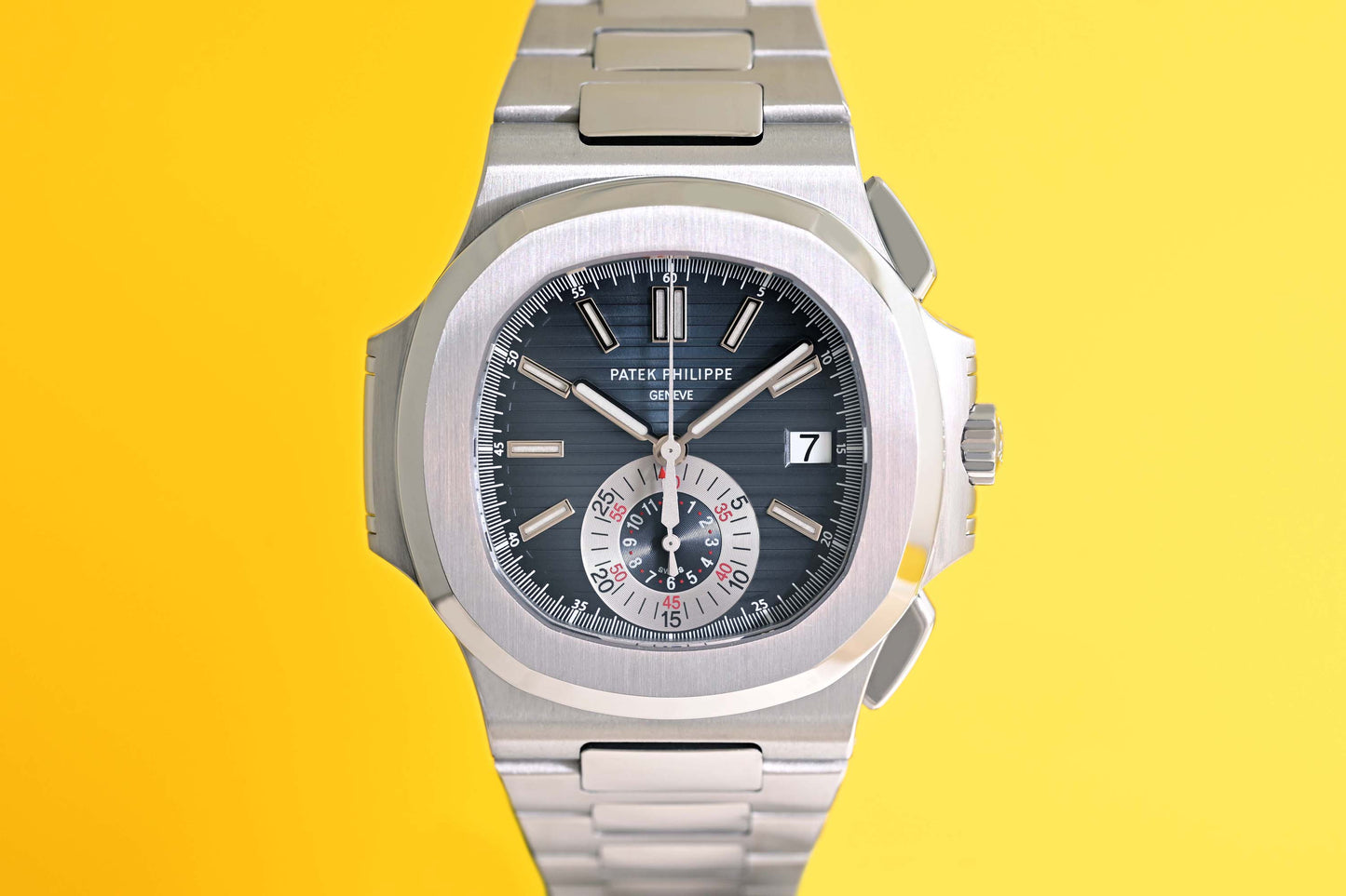 Patek Philippe Nautilus Chronograph 5980/1A-001 - Full Set - Blue Dial