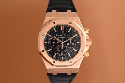 Audemars Piguet Royal Oak Chronograph - Rose Gold - Full Set