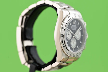 Rolex Daytona White Gold 126509 - Black Dial - Full Set - fresh Service
