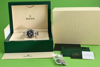 Rolex Daytona White Gold 126509 - Black Dial - Full Set - fresh Service