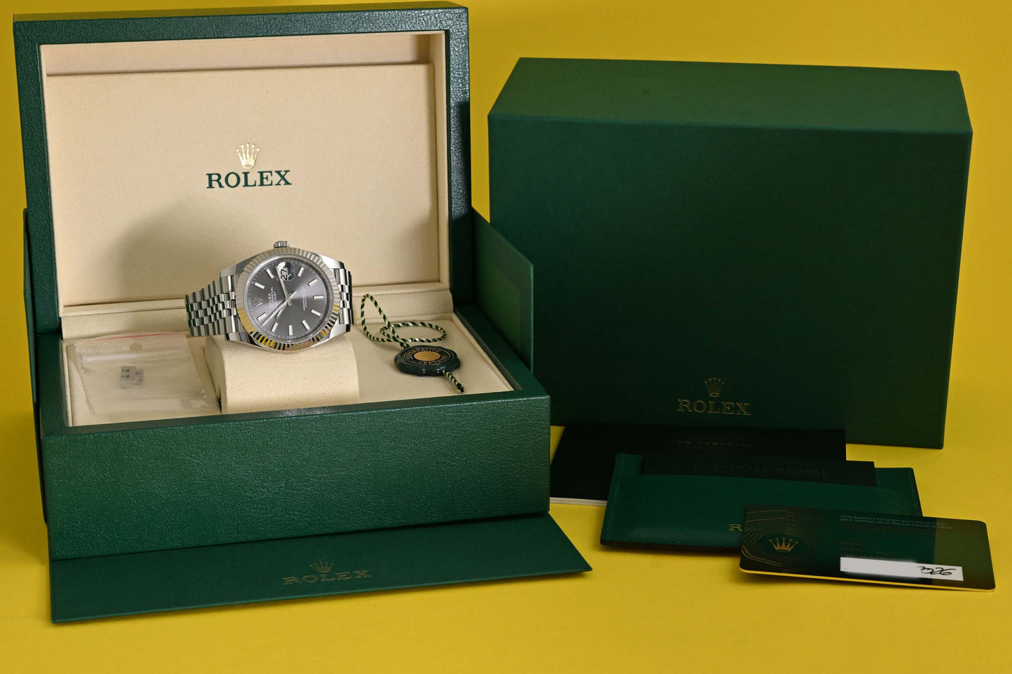 Rolex Datejust 41 - 126334 Rhodium - Full Set - NEW 2026