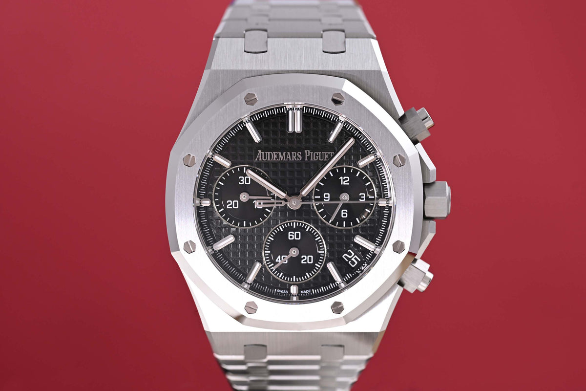 Audemars Piguet Royal Oak Chronograph 41mm - Full Set - Black Dial