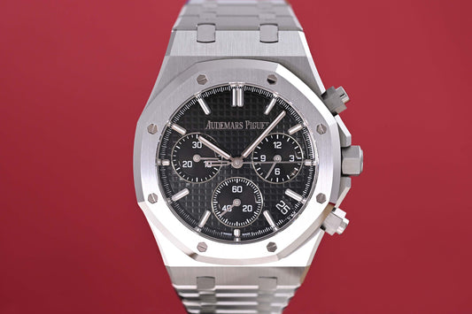 Audemars Piguet Royal Oak Chronograph 41mm - Full Set - Black Dial