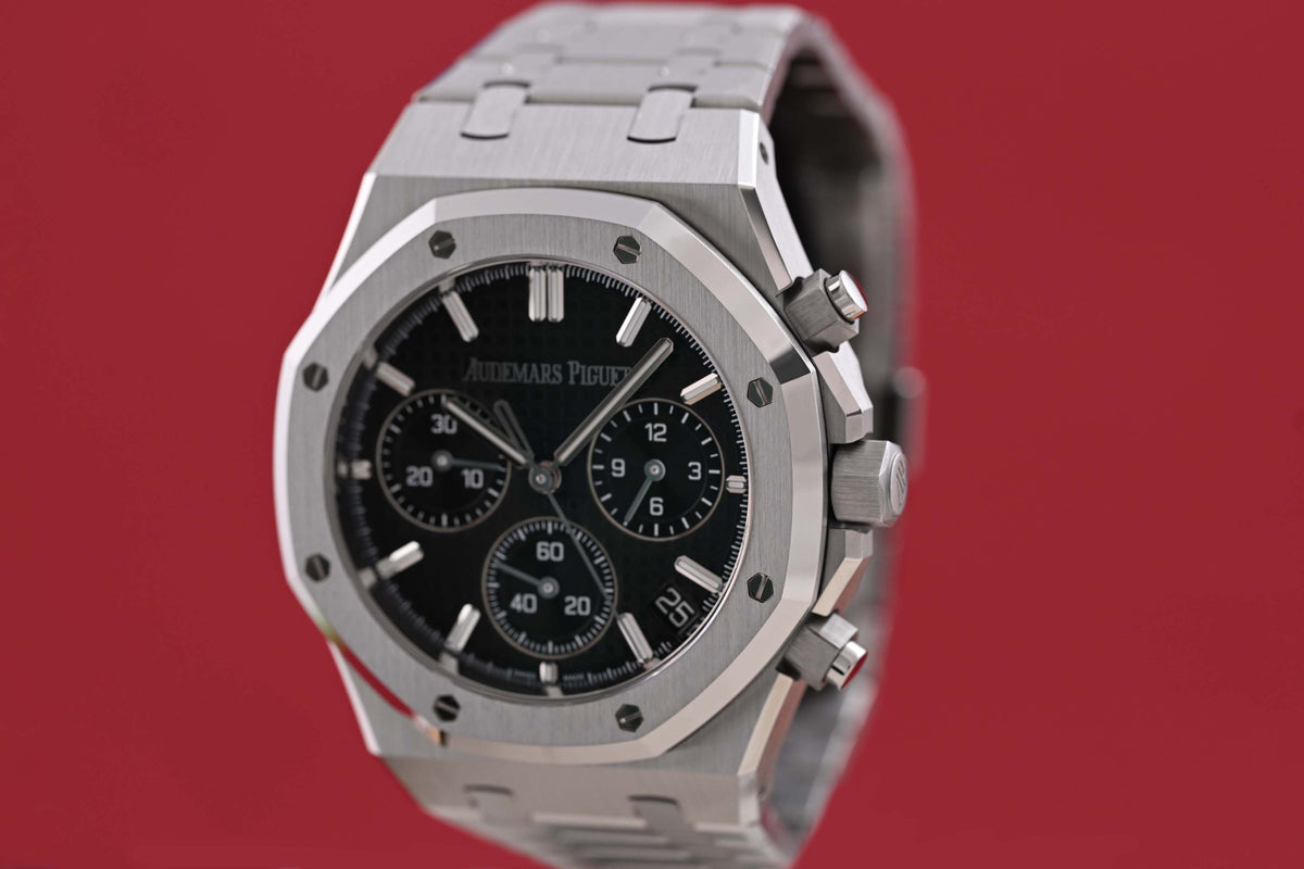 Audemars Piguet Royal Oak Chronograph 41mm - Full Set - Black Dial