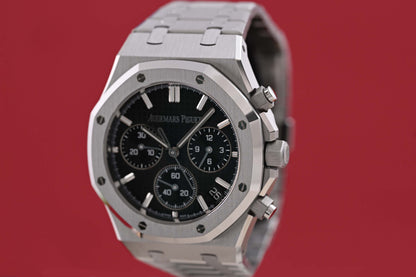 Audemars Piguet Royal Oak Chronograph 41mm - Full Set - Black Dial