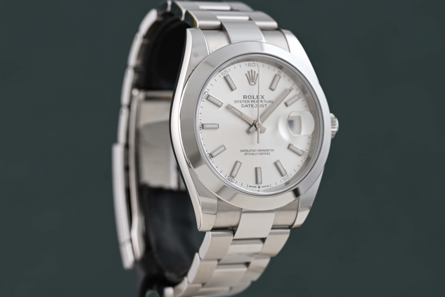 Rolex Datejust 41 - 126300 - Silver Dial - Full Set