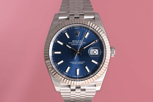 Rolex Datejust 41 - 126334 Blue Dial - Full Set - LC100