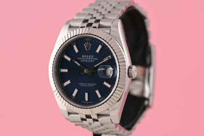 Rolex Datejust 41 - 126334 Blue Dial - Full Set - LC100