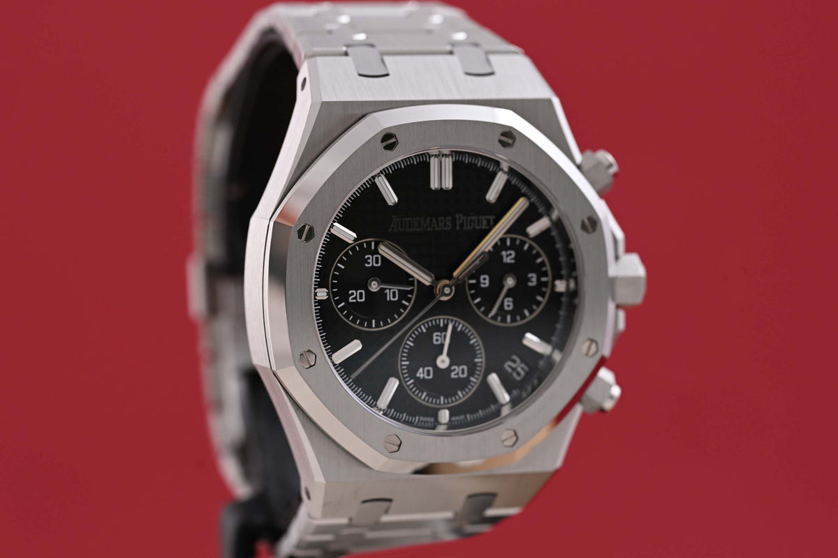 Audemars Piguet Royal Oak Chronograph 41mm - Full Set - Black Dial