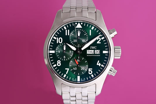 IWC Fliegeruhr Chronograph - Pilot's Watch Chronograph  - Full Set - Green