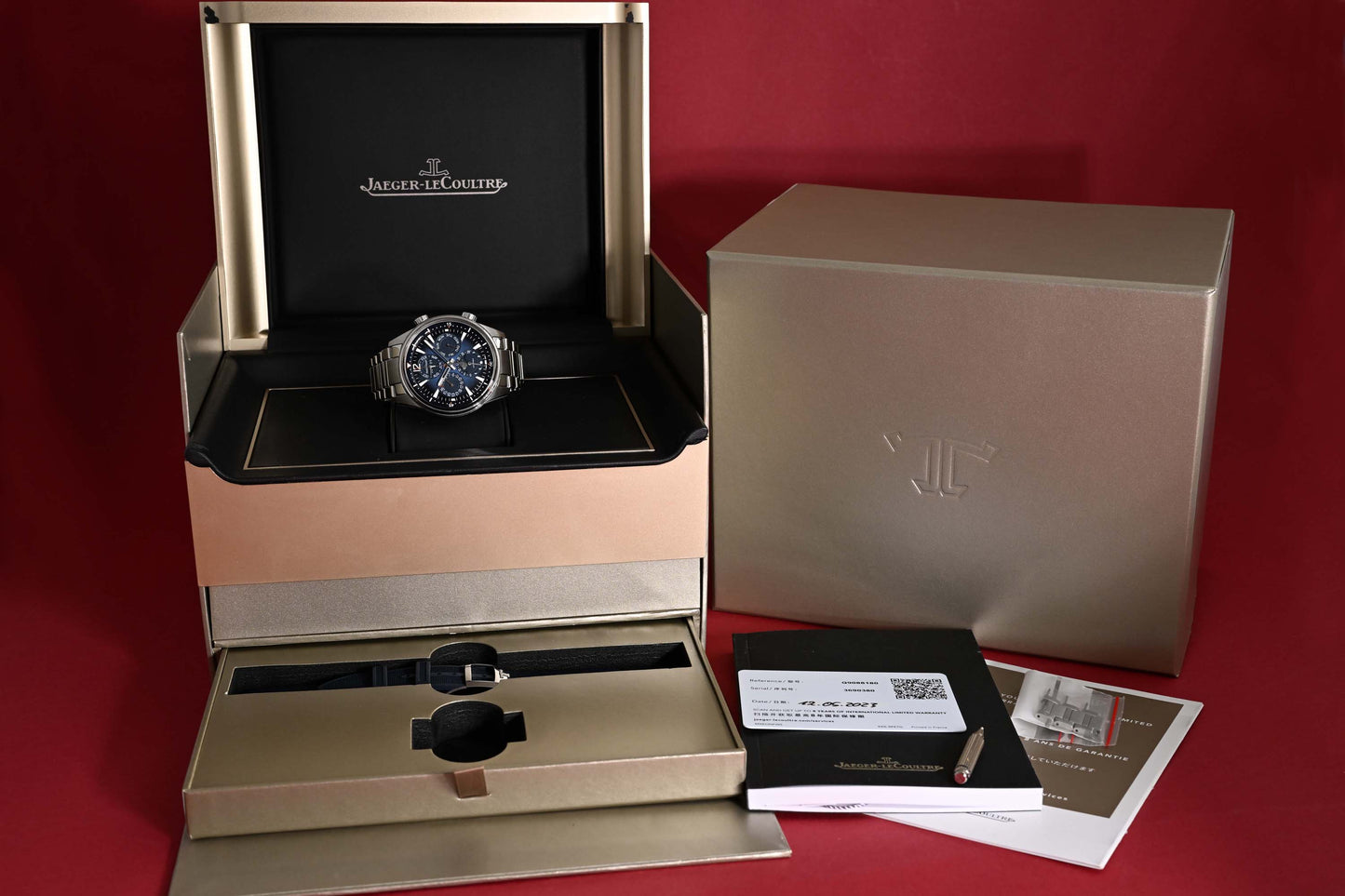 Jaeger-LeCoultre Polaris Perpetual Calendar - Blue Dial - Full Set