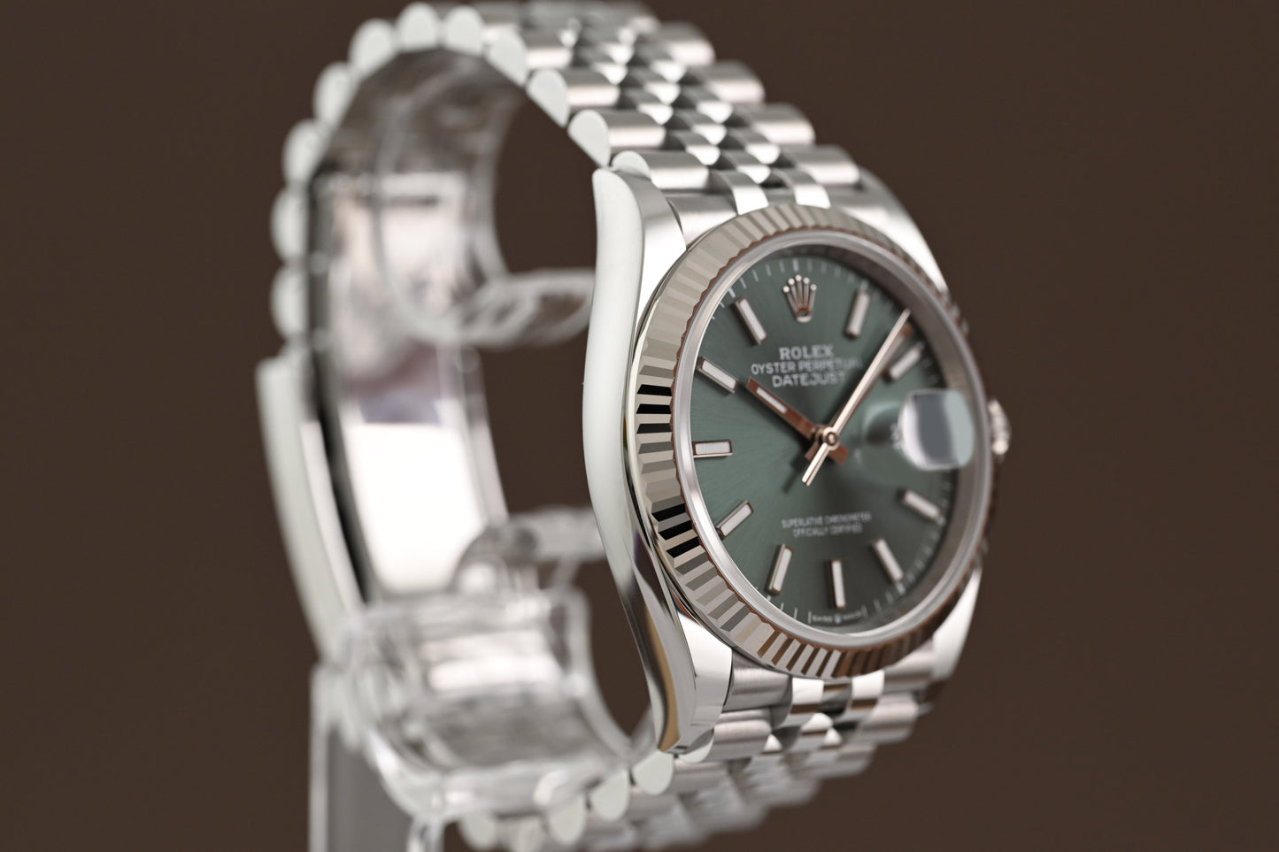 Rolex Oyster Perpetual Datejust 126234 - Full Set - Green Dial - New 2025