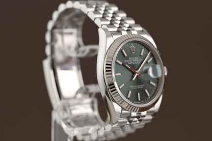 Rolex Oyster Perpetual Datejust 126234 - Full Set - Green Dial - New 2025