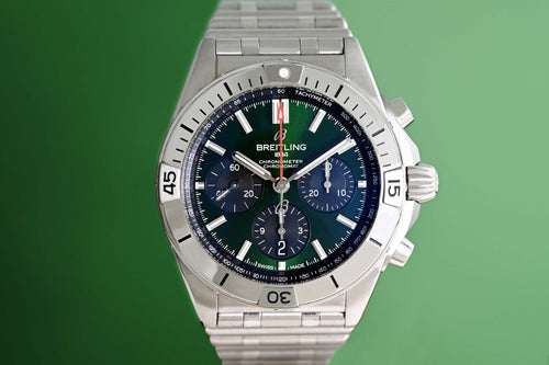 Breitling Chronomat B01 42 - Bentley Green Dial - Full Set