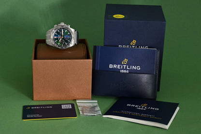 Breitling Chronomat B01 42 - Bentley Green Dial - Full Set