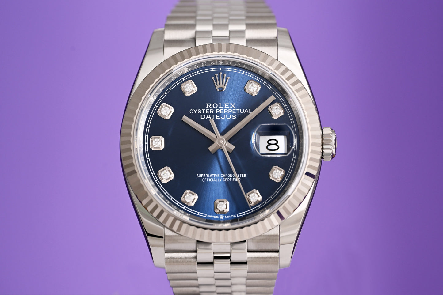 Rolex Oyster Perpetual Datejust 126234 - Blue Dia Dial - Full Set - New 2025