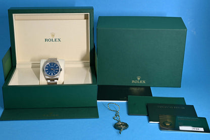 Rolex Oyster Perpetual 36mm - Med Blue Dial - Full Set - NEW 2026