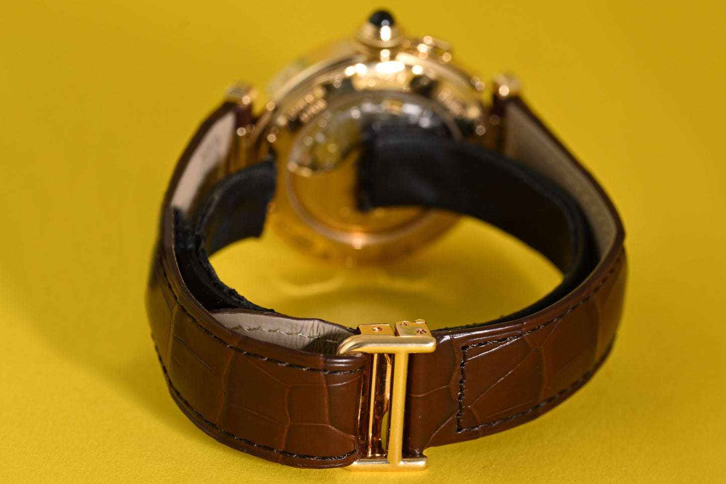 Cartier Pasha Moonphase - 18k Yellow Gold - Full Set