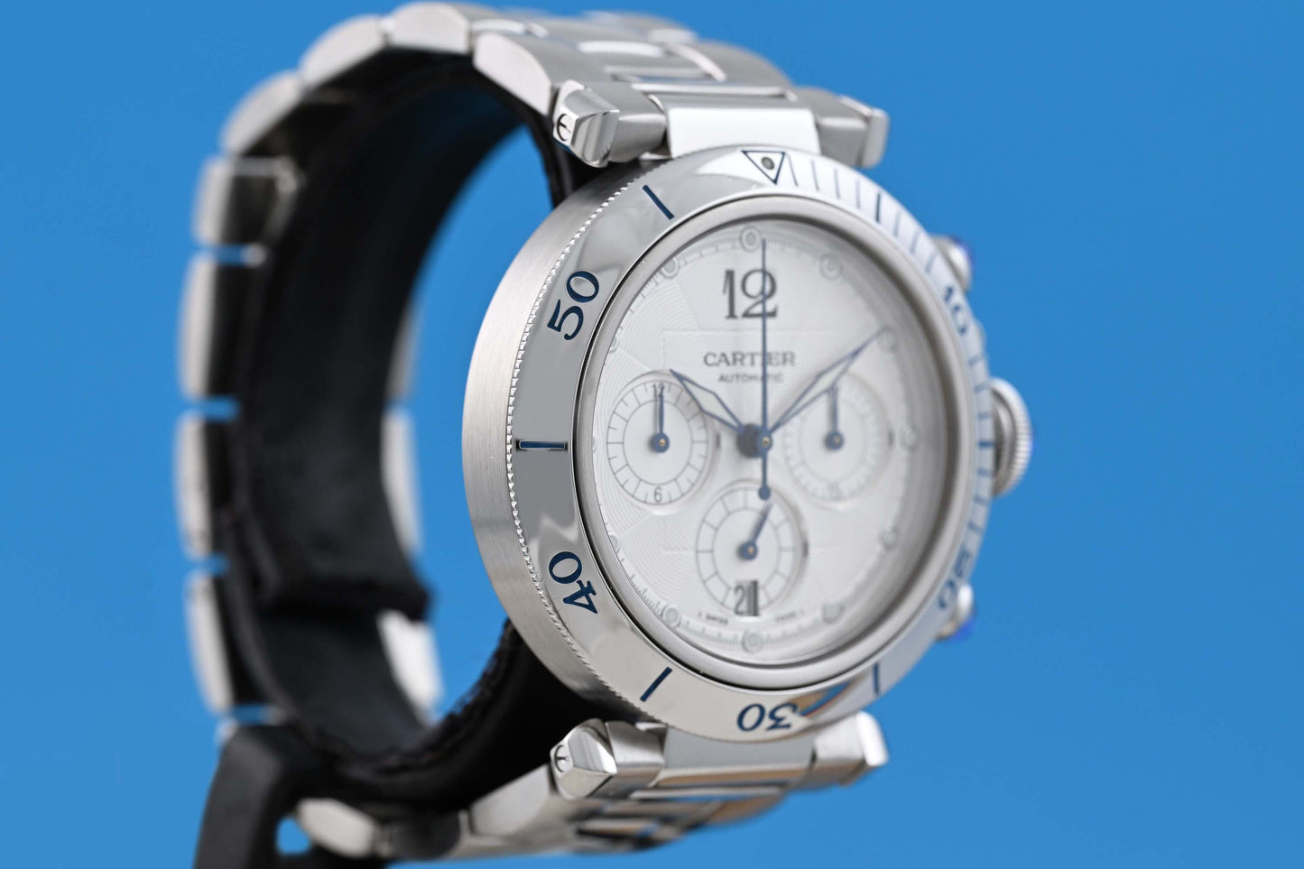 Cartier Pasha Seatimer Chronograph 38 mm - Full Set