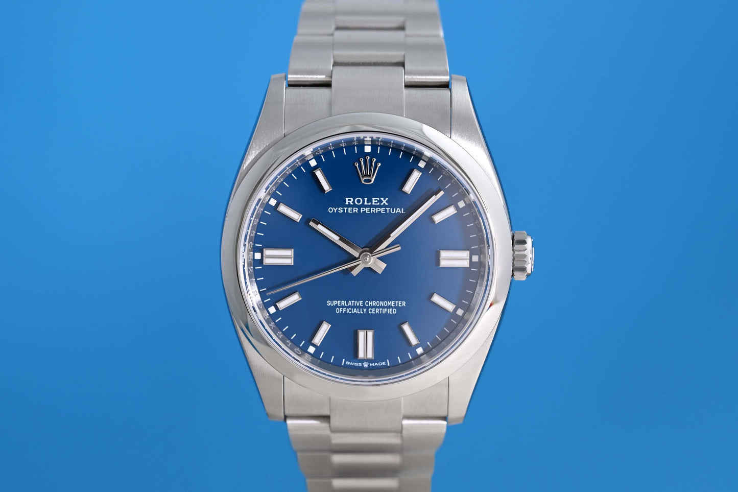 Rolex Oyster Perpetual 36mm - Med Blue Dial - Full Set - NEW 2026